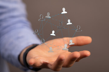  Digital Network and data concept.