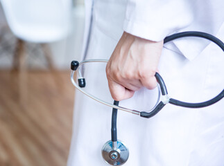 Healthcare - doctor listening to a patient..