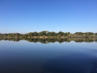 Early Morning At Victoria Lake, Zimbabwe, Africa