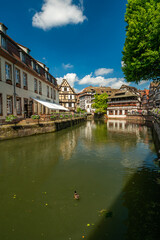 Fototapeta na wymiar Strasbourg Alsace petite France area