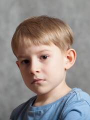 portrait of little boy.