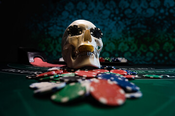 Casino Black Jack table