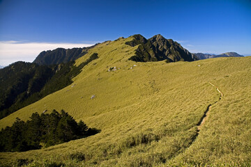 Naklejka premium Qilai Main Peak Edge Taiwan