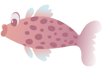 Fish. Vector illustration of a fish.