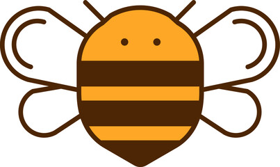 illustrated bumble bee