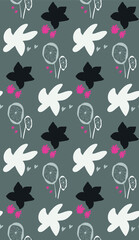 Bright colors of seamless pattern.