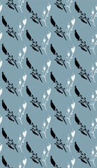 Seamless autumn pattern. Bright colors.