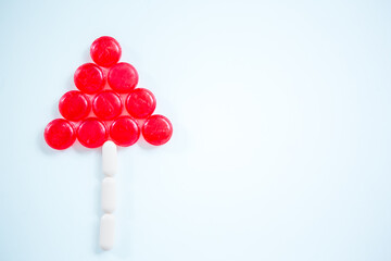 Drugs - symbol of direction.