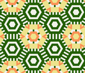Seamless pattern in autumn colors.