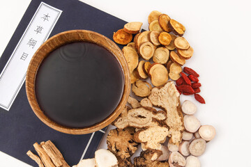 Fototapeta premium Chinese herbal medicine