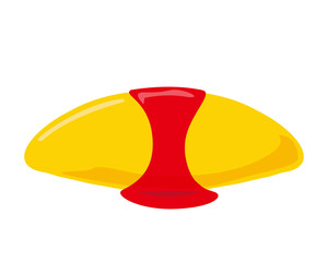 Vector illustration of omelet rice, omelet . 