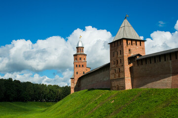 old fortress in Novgorod in Russia