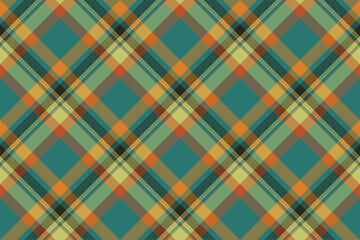Tartan scotland seamless plaid pattern vector. Retro background fabric. Vintage check color square geometric texture.