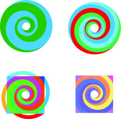 Fototapeta na wymiar circle logo vector design