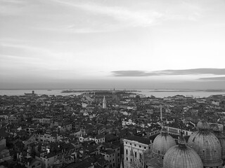 vue panoramique sur Venise en automne