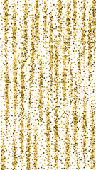 Gold glitter luxury sparkling confetti. Scattered 