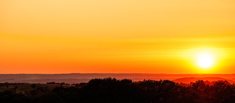 Couch&eacute; de soleil en Aveyron