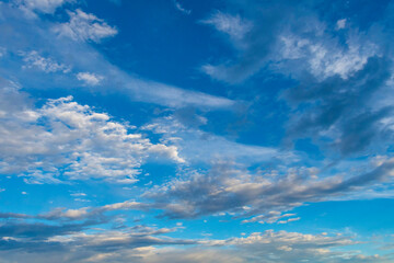 Obraz premium 夕暮れの雲