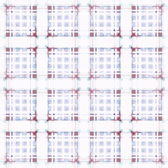 Tart&aacute;n squares style handmade paint seamless pattern