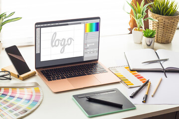 Graphic design studio