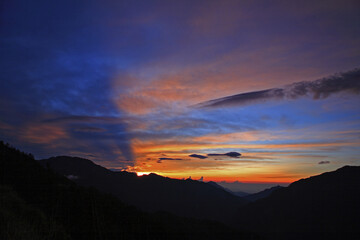 Taiwan Nantou Hehuan Mountain dawn