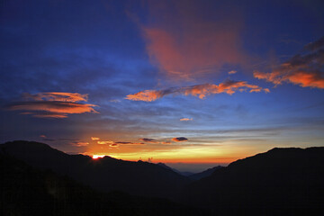 Taiwan Nantou Hehuan Mountain dawn