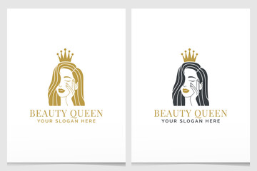 Beauty logo branding template Premium Vector
