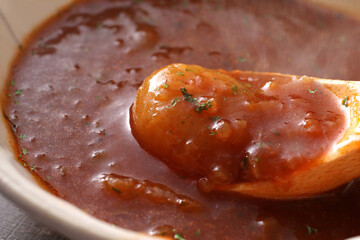 玉ねぎとトマトのスープ