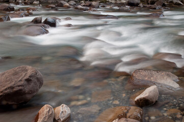 Ara River in the Pyrenees of Huesca. Aragon. Spain.
