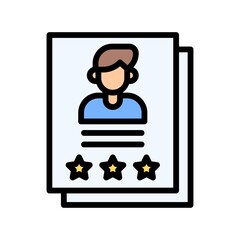 elections related boy or characte photo on pages with stars vector with editable stroke,