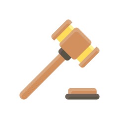 election related judg or justice hummer in high court vector in flat style,