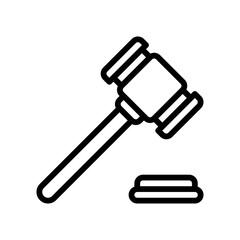 election related judg or justice hummer in high court vector in lineal style,