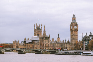 Fototapeta na wymiar Big Ben, Westminster, London 