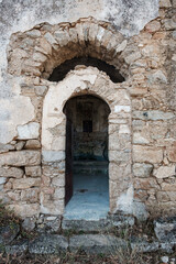 Fototapeta na wymiar 18th century chapel near Speloncato in Corsica