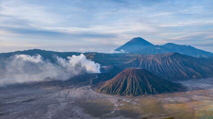 Mount Bromo in Indonesia at sunrise