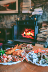Delicious seafood, Applecross Inn, Scottish highlands