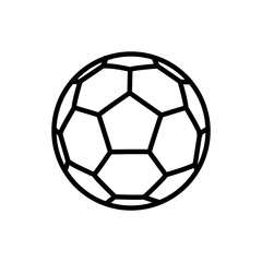 football icon in sports line style for your web design