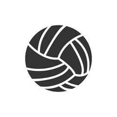 volleyball icon in sports line style	