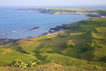 Taiwan Penghu Wangan Tiantai Mountain coast