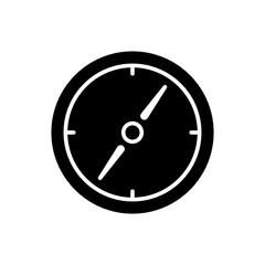 compass icon glyph style for your web design, logo, UI. illustration