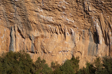 Mascun ravine in the Natural Park of the Mountains and Canyons of Guara. Huesca. Aragon. Spain.