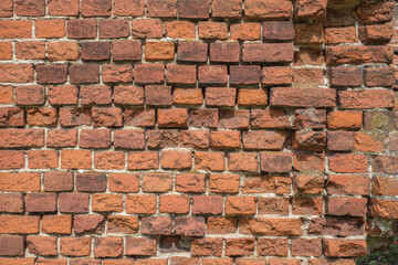 red brick brick wall antique masonry