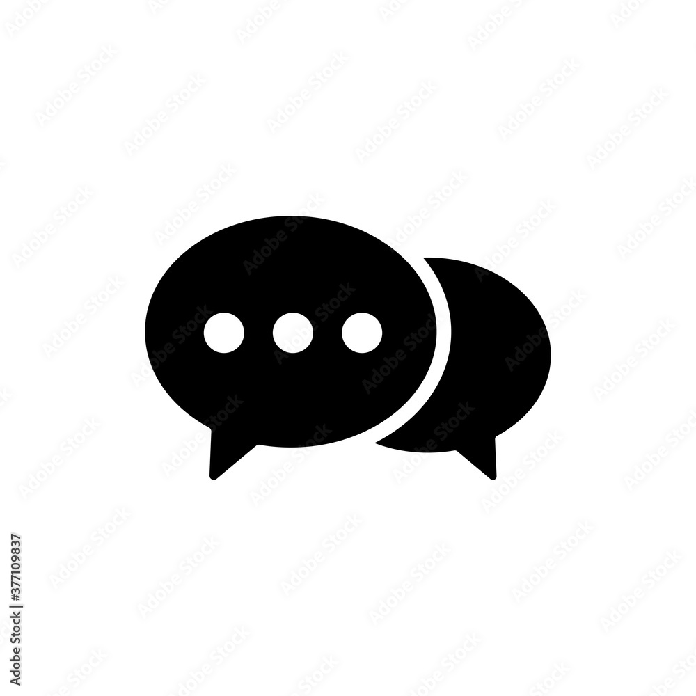 Poster speech bubble icon. one of set web icon