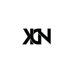 kdn letter original monogram logo design