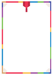 한국 전통 배경 백그라운드. 연하장 또는 안내문, 광고지 배경.