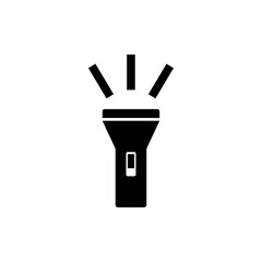FLASHLIGHT icon. One of set web icon