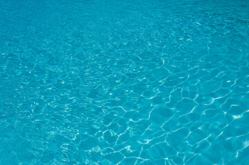Outdoor resort Swimming pool of luxury hotel in summer spa near the sea. Tropical Paradise. Dominican Republic, Seychelles, Caribbean, Bahamas.