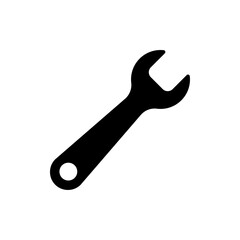 wrench icon. One of set web icon