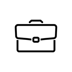 Briefcase icon. One of set web icon