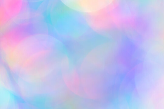 Fototapeta close up blurred bokeh detail of holographic foil